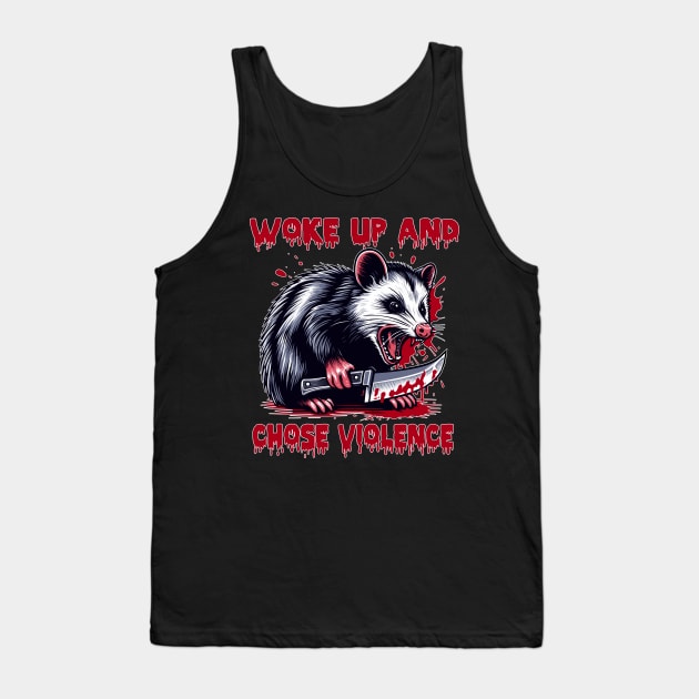 possum chose violence Tank Top by hunnydoll